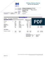 Vithas Arturo Soria: Bioquímica