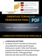 Orientasi Terhadap Pendidikan Pancasila