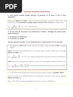 Ejercicios Resueltos Combinatoria