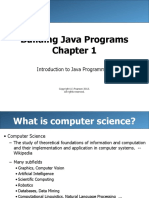 Building Java Programs: Introduction To Java Programming