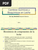 Cambios Químicos y Bioquímicos en Leche 2016