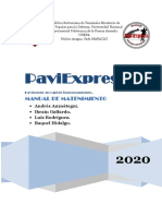 Manual de Mantenimiento Paviexpress