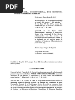 Sentencia C-336/99 Cosa Juzgada Constitucional Por Sentencia Corte Suprema de Justicia