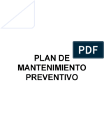 Plan de Mantenimiento Preventivo