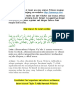 Doa Khotmil Quran Lengkap PDF