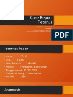 Case Report 1 - Tetanus 