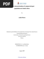 Genetic Characterization of Commercial Goat Populations in South Africa