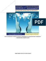 Effect of Budgetary Control On Financial Performance of Savings and Credit Cooperative Organizations in Nairobi County