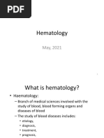 1 Introduction To Hematology