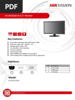 Key Features: DS-D5022QE-B 21.5" Monitor