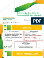 Sistem Penjaminan Mutu Dan Monitoring Kegiatan PKB