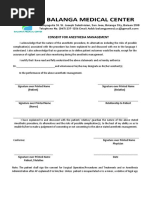 Consent For Anesthesia Management