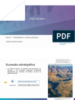 Aula 7 - Estratigrafia e o Tempo Geológico