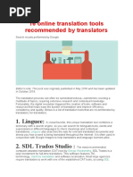 16 Online Translation Tools Recommended by Translators: 1. Linguee