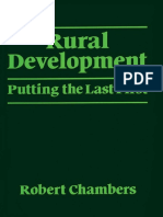 Rural Development - Putting The Last First by Robert Chambers