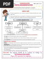 El Texto Argumentativo