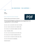 Solutions Des Exercices Série Sur Les Amines - Ts - Sunudaara