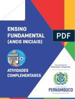 Atividades Complementares - Ensino Fundamental - Anos Iniciais - 5ºano