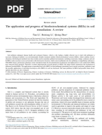 The Application and Progress of Bioelectrochemical Systems (Bess) in Soil Remediation: A Review