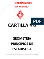 Cartilla # 6 Geometria y Estadistica Ciclo Ii 2020