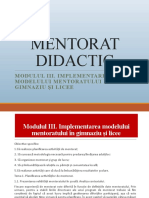 116M 3. Implementarea Modelului Mentoratului in Gimnaziu Si Licee