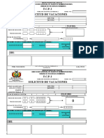 Formulario de Vacaciones - Softcom Con Formula