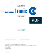 Colortronic Granulator Model M103