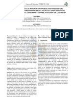 Diseño y Simulacion de Un Control Pid Optimizado Mediante Algoritmos de Inteligencia Computacional para Un Manipulador Robotico de 5 Grados de Libertad