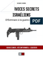 Les Services Secrets Israeliens Jacques Borde