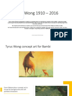 Tyrus Wong - Bambi Concepts and Layouts