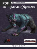 Pathfinder - 101 Variant Monsters