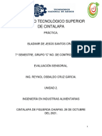 Sabores de Evaluación.