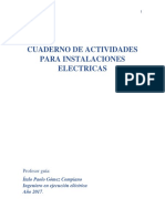 Cuaderno de Actividades para Instalaciones Electricas