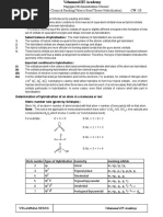 Hybridisation:: Xi Iit Chemistry-Chemical Bonding (Valence Bond Thoery-Hybridization) CW - 3B