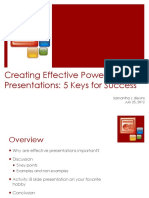 Creating Effective Powerpoint Presentations: 5 Keys For Success