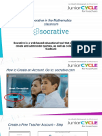 Socrative Tutorial Maths PDF