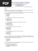 Basic Swimming Semi Final Task 1