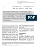 Fruit and Vegetables Consumption and Incident Hypertension