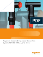 Raychem Screened, Separable Connection System RSTI-68 800 A Up To 42 KV