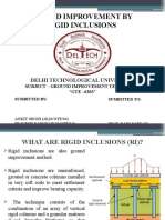 Ground Improvement by Rigid Inclusions: Delhi Technological University