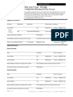 General Application Forms