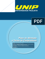 Plano de Atividade e Termo de Compromisso Plano de Atividade