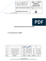 Piping NDT Matrix (KNPC/ Kipic Asset) : 032206 Saipem Doc - No. Subcontractor Doc - No SH: 1 of 8