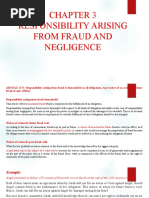 Module 5 - Responsibility Arising From Fraud and Negligence