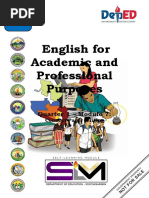 English For Academic and Professional Purposes: Quarter 1