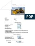 Calculo Alquiler Horario Equipo Mecanico Volquete