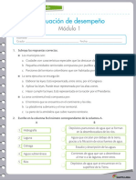 Sociales 5 Evaluacion de Desemepeño