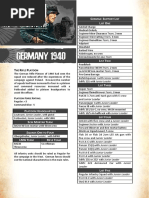 CoC German 1940 Army List