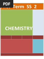 First Term SS 2: Chemistry