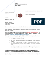 Lettre Parents D'élèves COVID-19